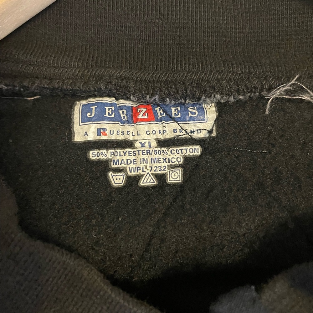 Jerzees - Patchwork Quilt Jacket - Black And Whit… - image 2